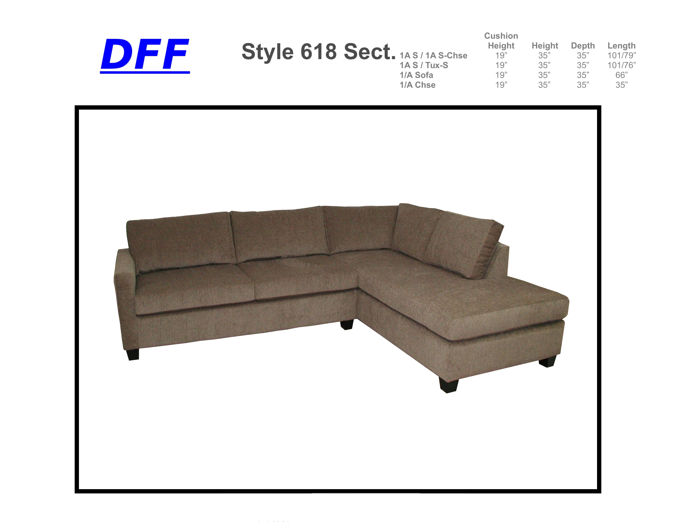 618 Sectional